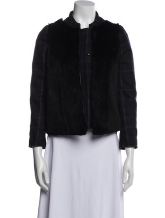Vanessa Bruno Athé Wool Fur Jacket