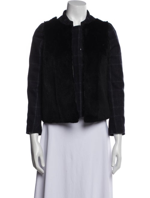 Vanessa Bruno Athé Wool Fur Jacket