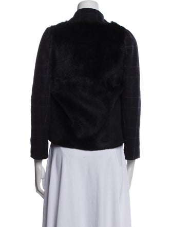 Vanessa Bruno Athé Wool Fur Jacket