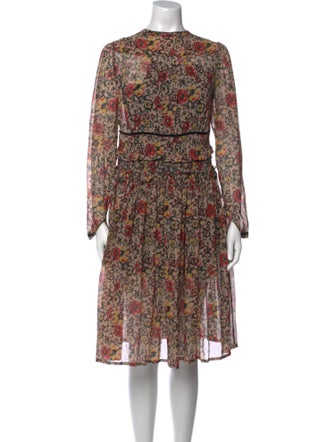 Vanessa Bruno Athé Floral Print Mini Dress