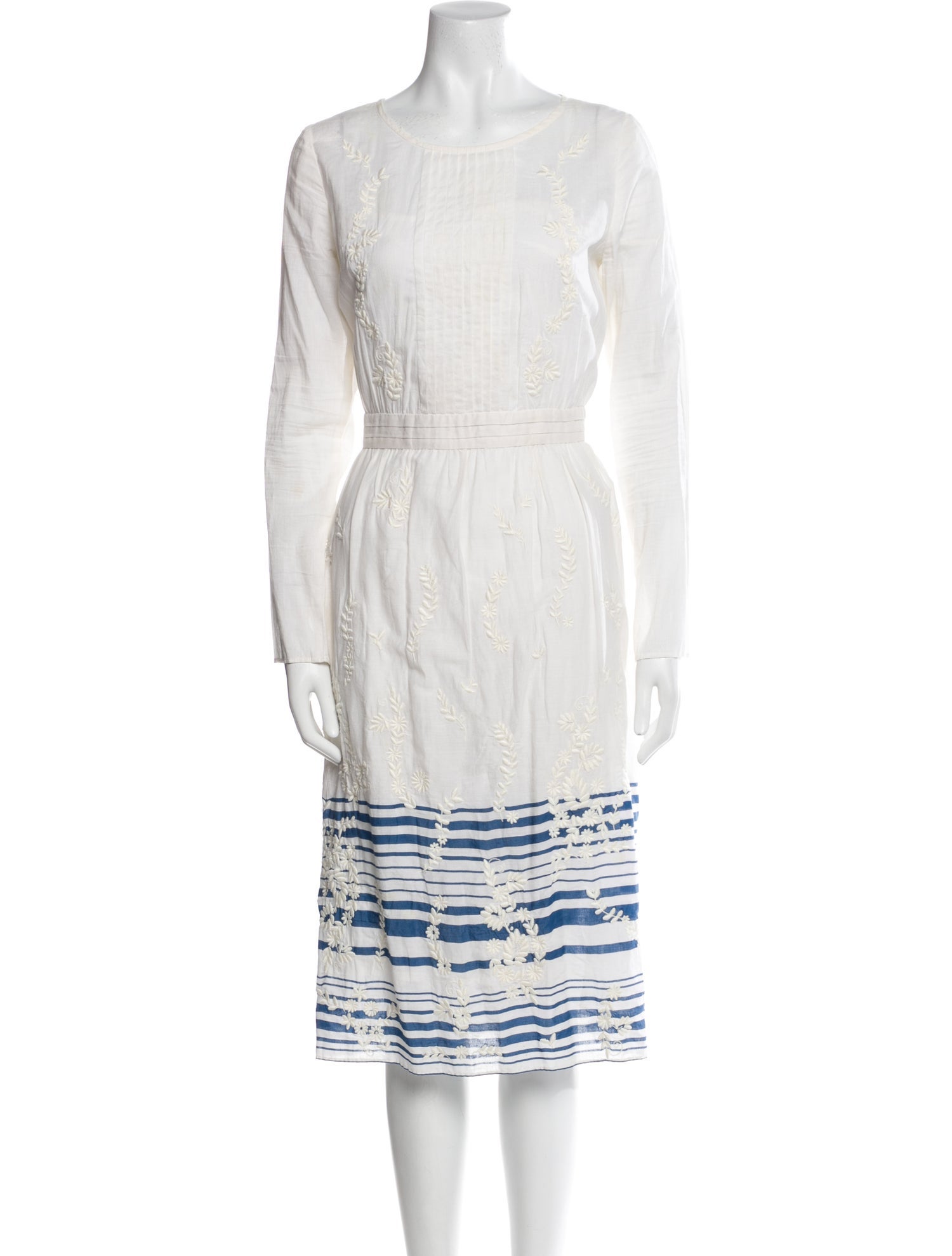 Vanessa Bruno Athé Striped Knee-Length Dress