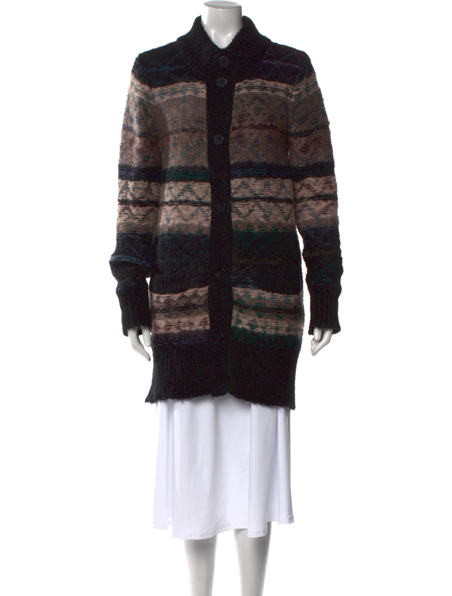 Vanessa Bruno Athé Mohair Striped Sweater