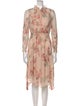 Vanessa Bruno Athé Silk Knee-Length Dress