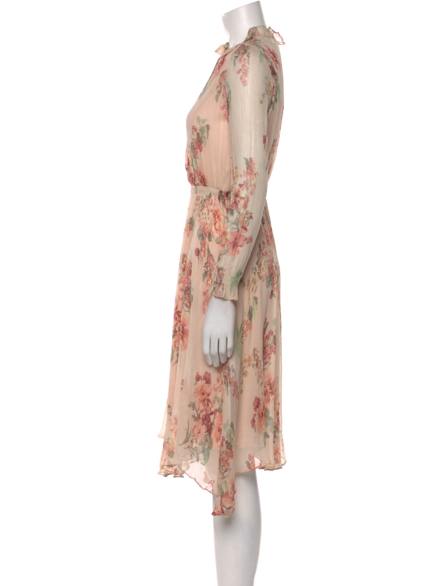 Vanessa Bruno Athé Silk Knee-Length Dress