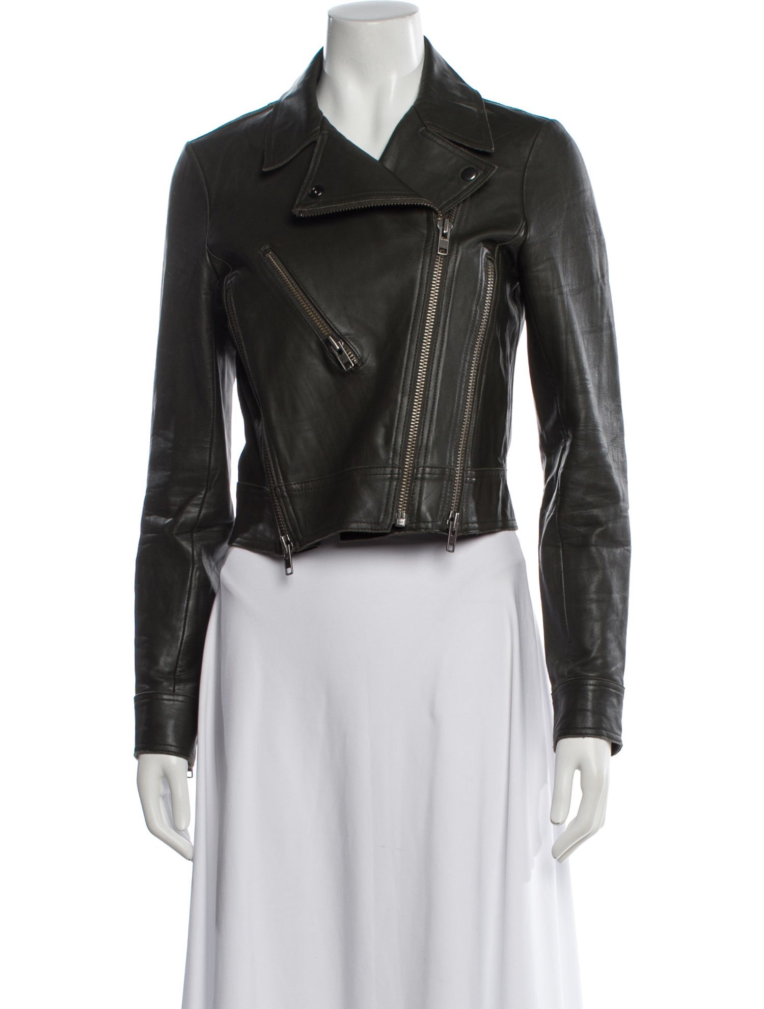 Vanessa Bruno Athé Leather Biker Jacket