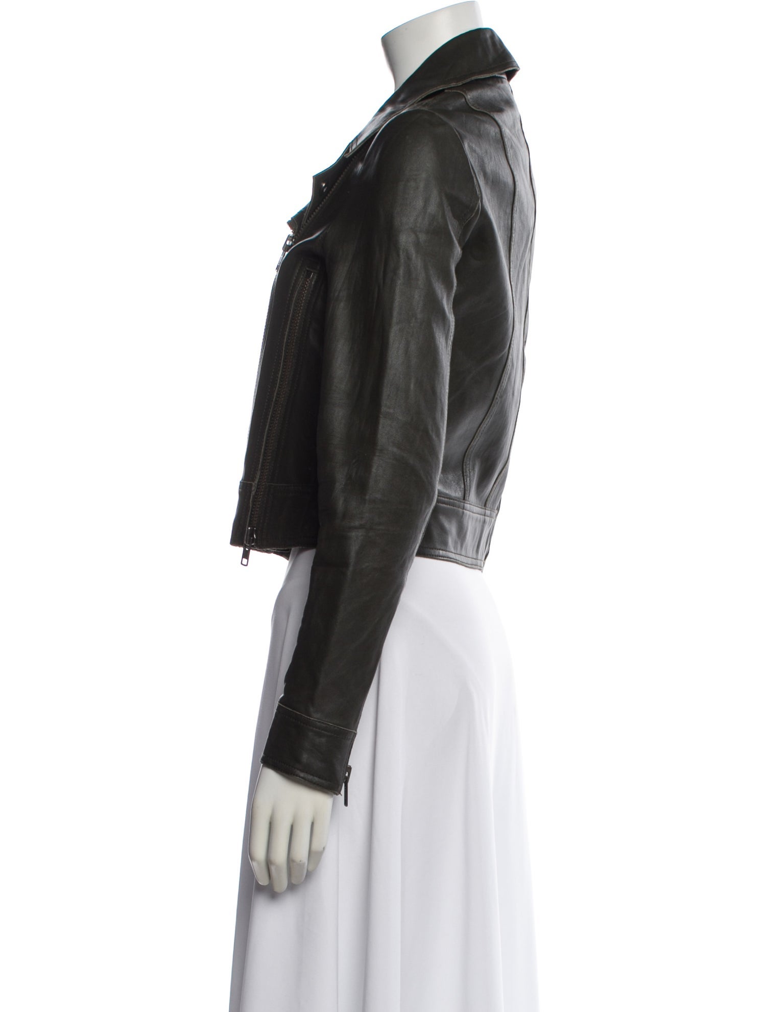 Vanessa Bruno Athé Leather Biker Jacket