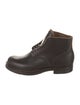 Viberg Leather Lace-Up Boots