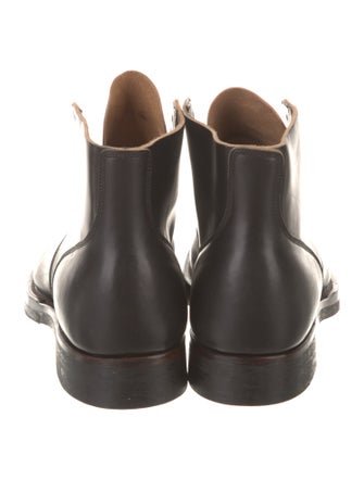 Viberg Leather Lace-Up Boots