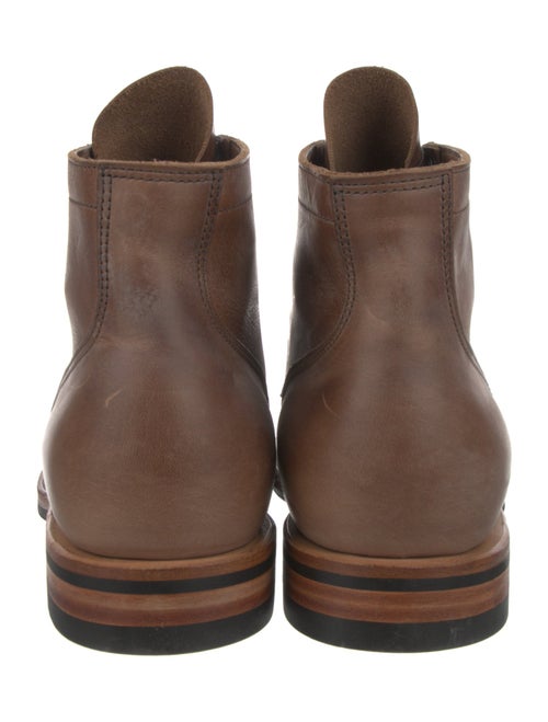 Viberg Leather Lace-Up Boots