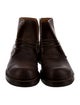 Viberg Leather Lace-Up Boots