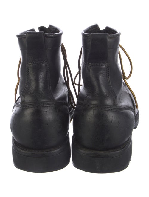 Viberg Leather Lace-Up Boots