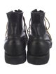 Viberg Leather Lace-Up Boots