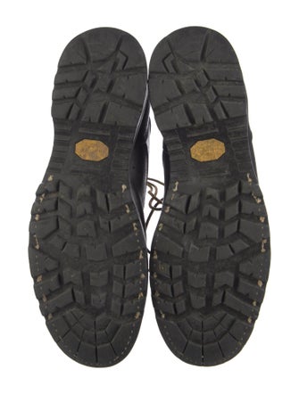 Viberg Leather Lace-Up Boots