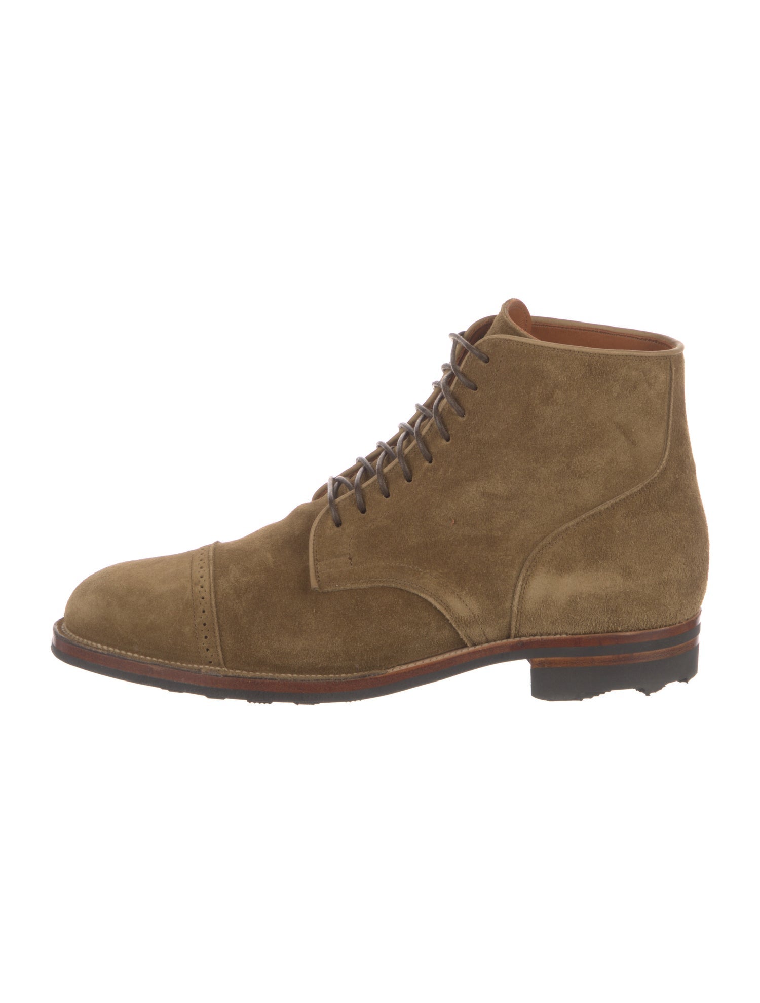 Viberg Suede Lace-Up Boots