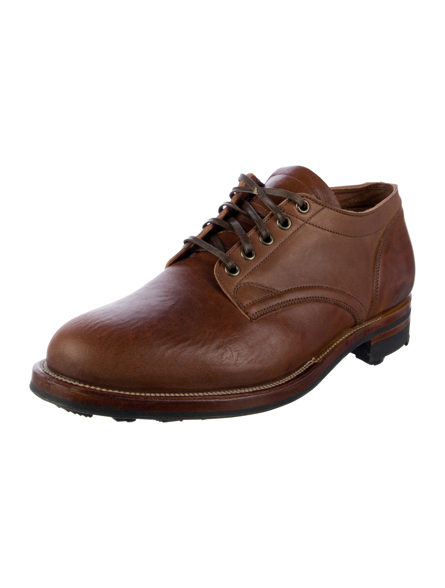 Viberg Leather Derby Shoes