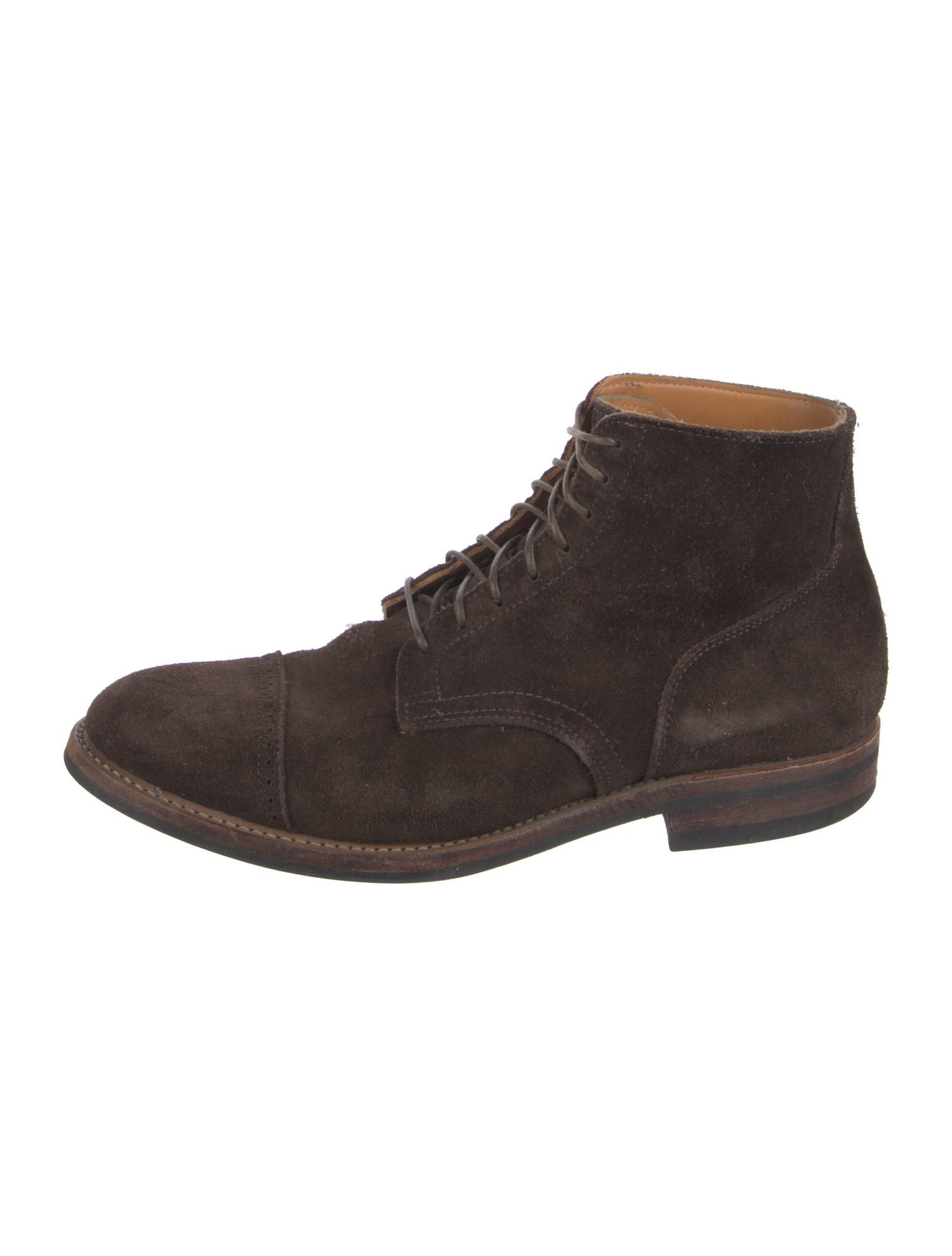 Viberg Suede Lace-Up Boots
