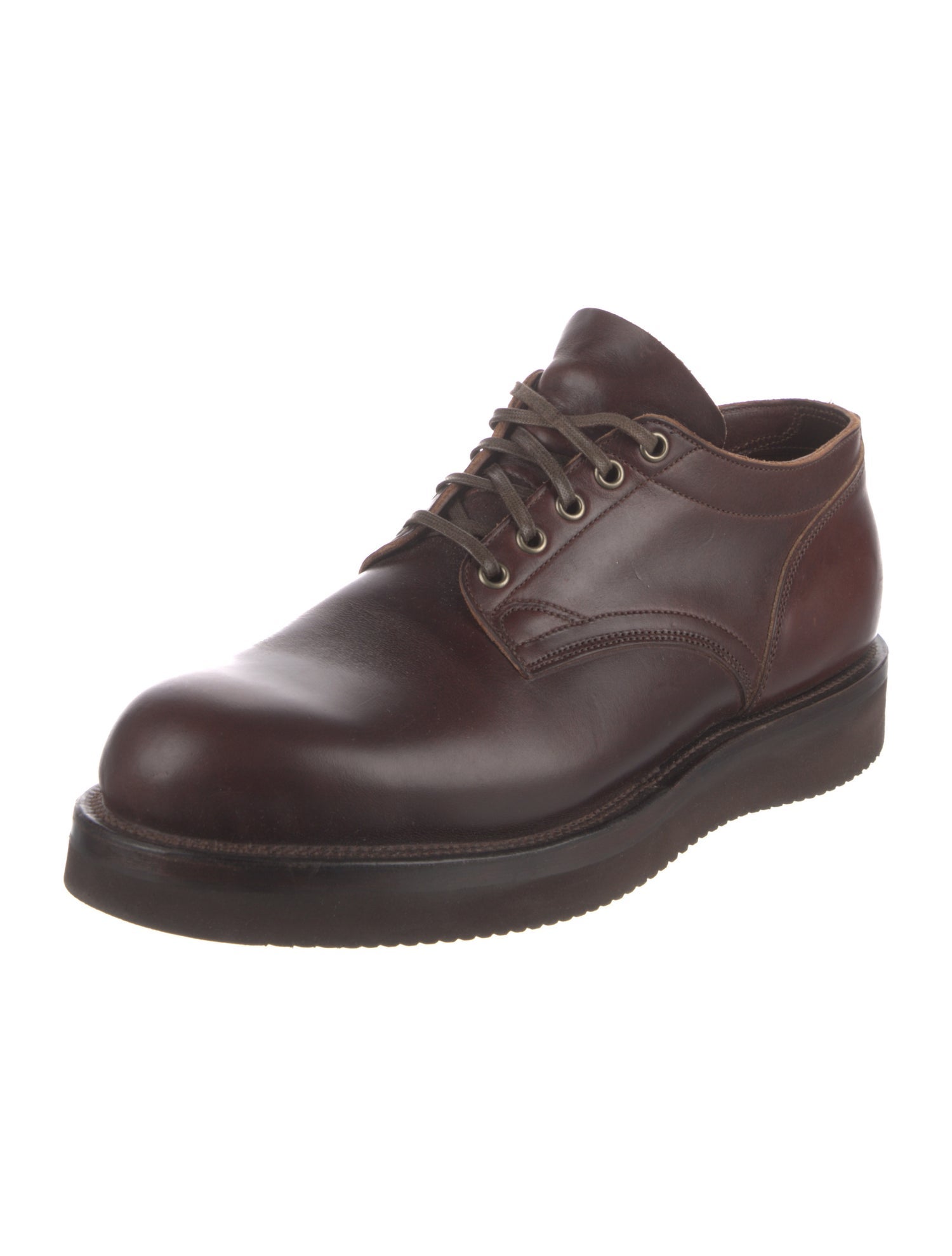 Viberg Leather Derby Shoes