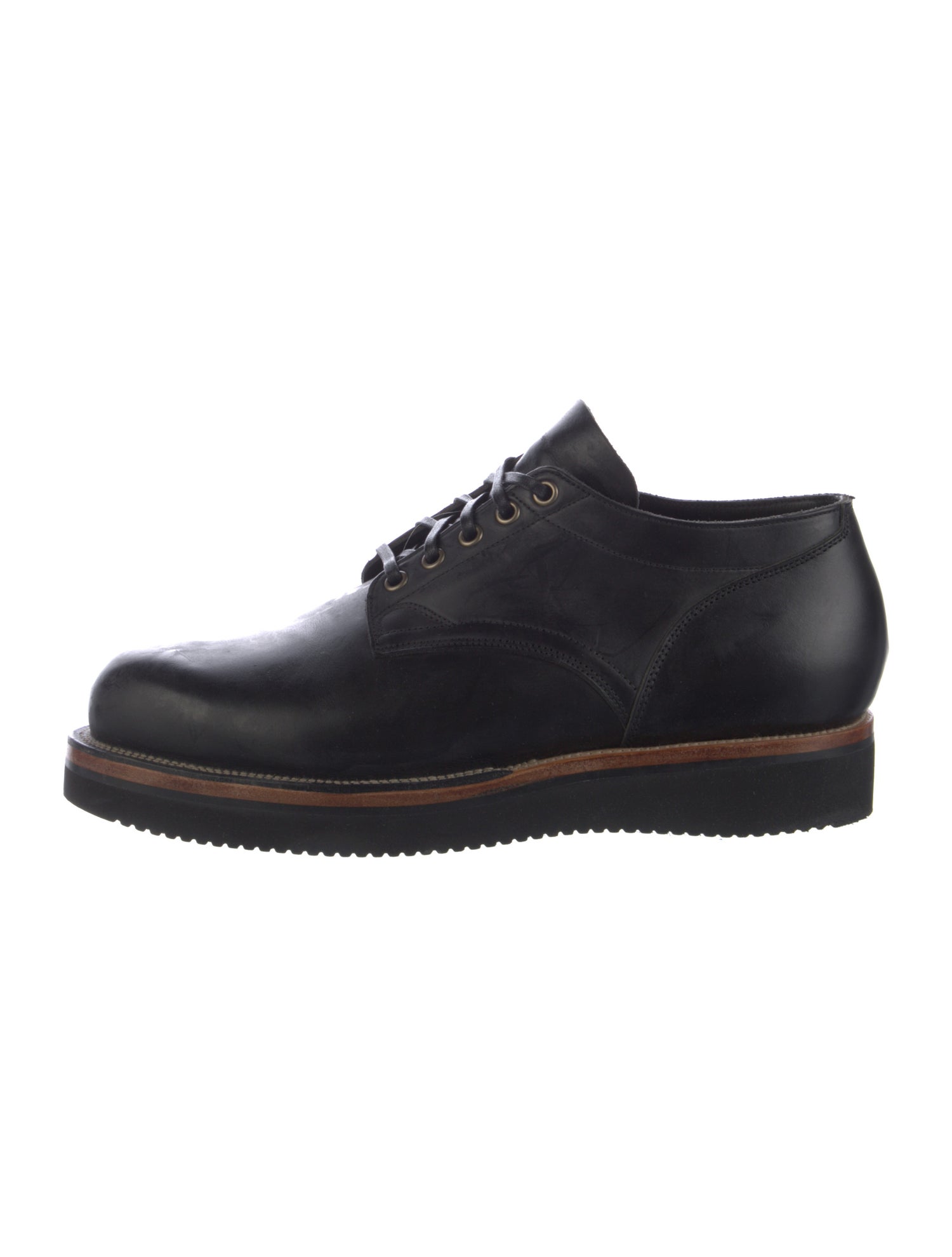 Viberg Leather Derby Shoes