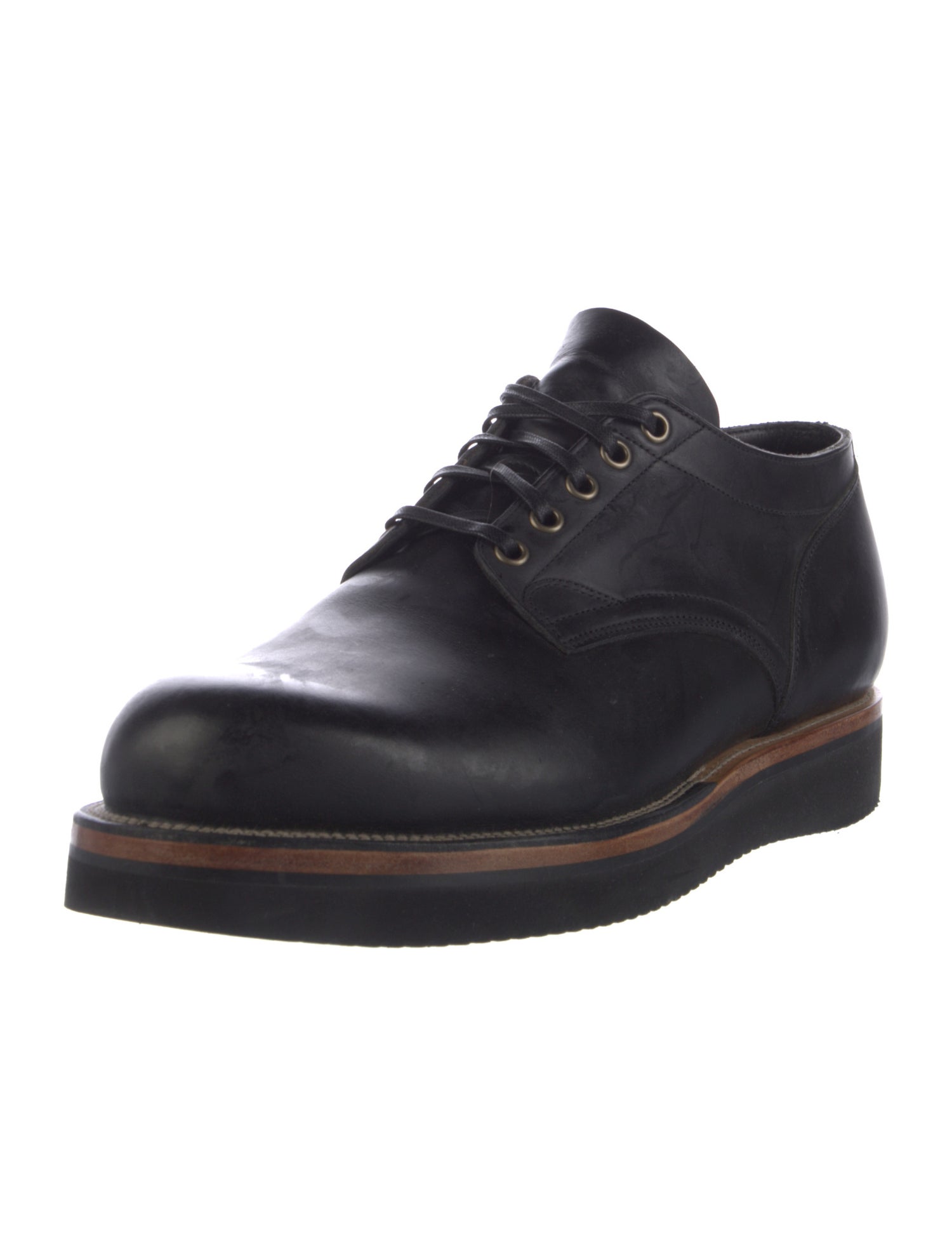 Viberg Leather Derby Shoes