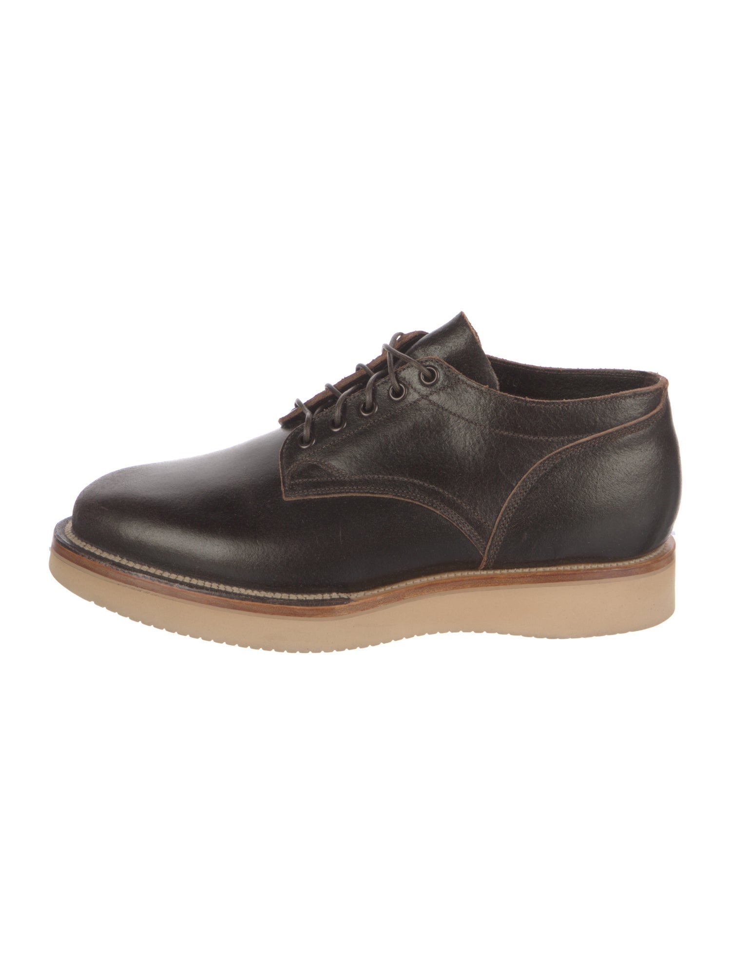 Viberg Leather Lace-Up Boots
