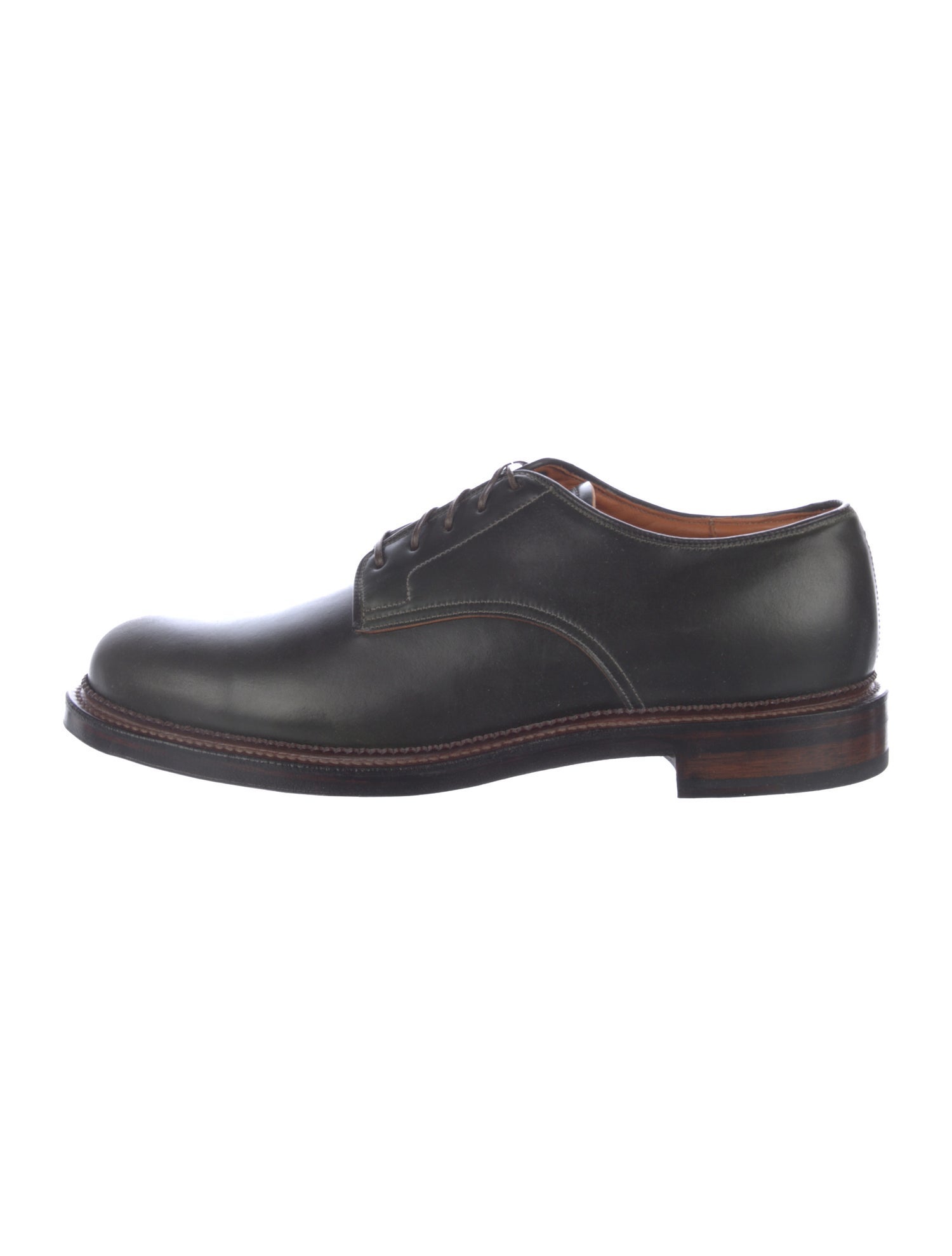 Viberg Leather Derby Shoes