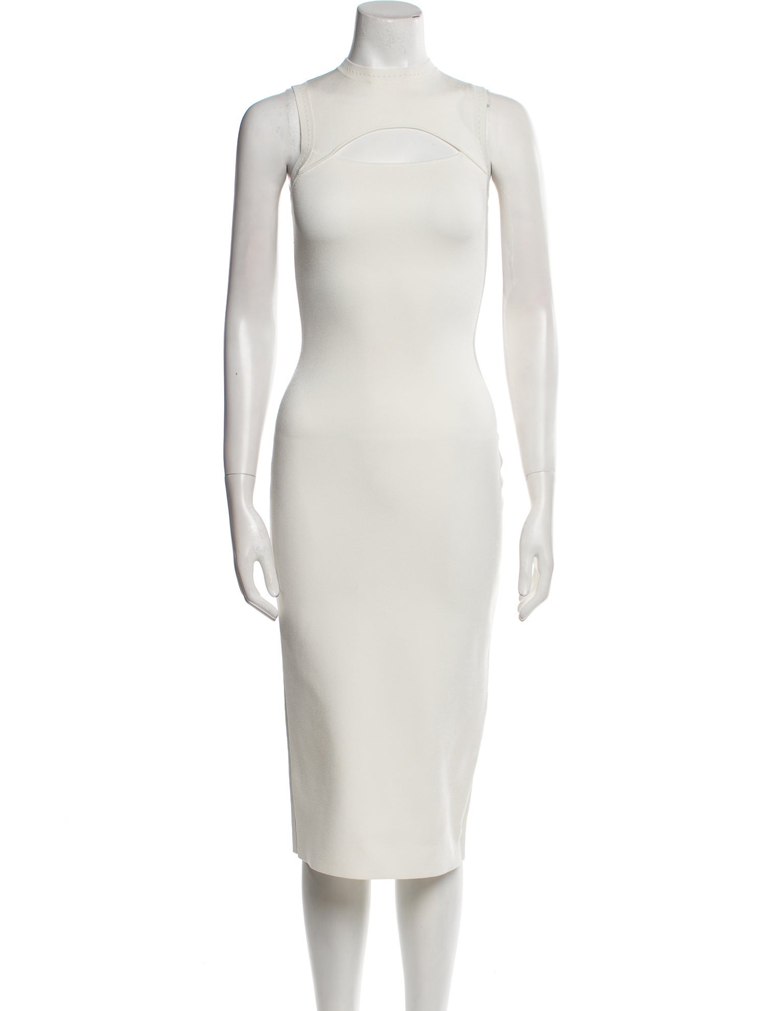 VB Body Mock Neck Midi Length Dress