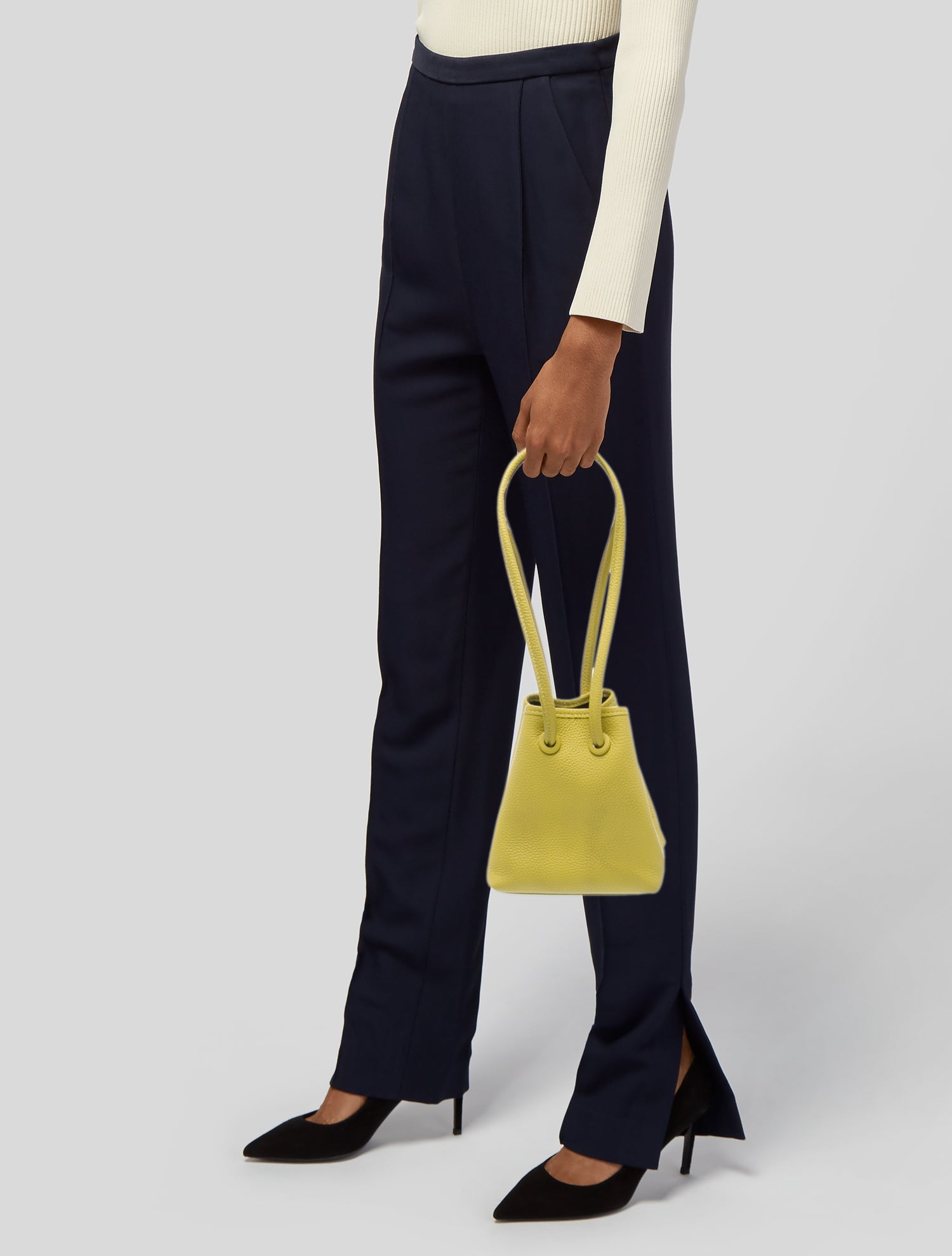 Vasic Leather Bucket Bag