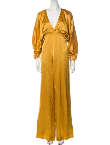 Vanessa Cocchiaro Jumpsuits and Rompers Plunge Neckline Jumpsuit S