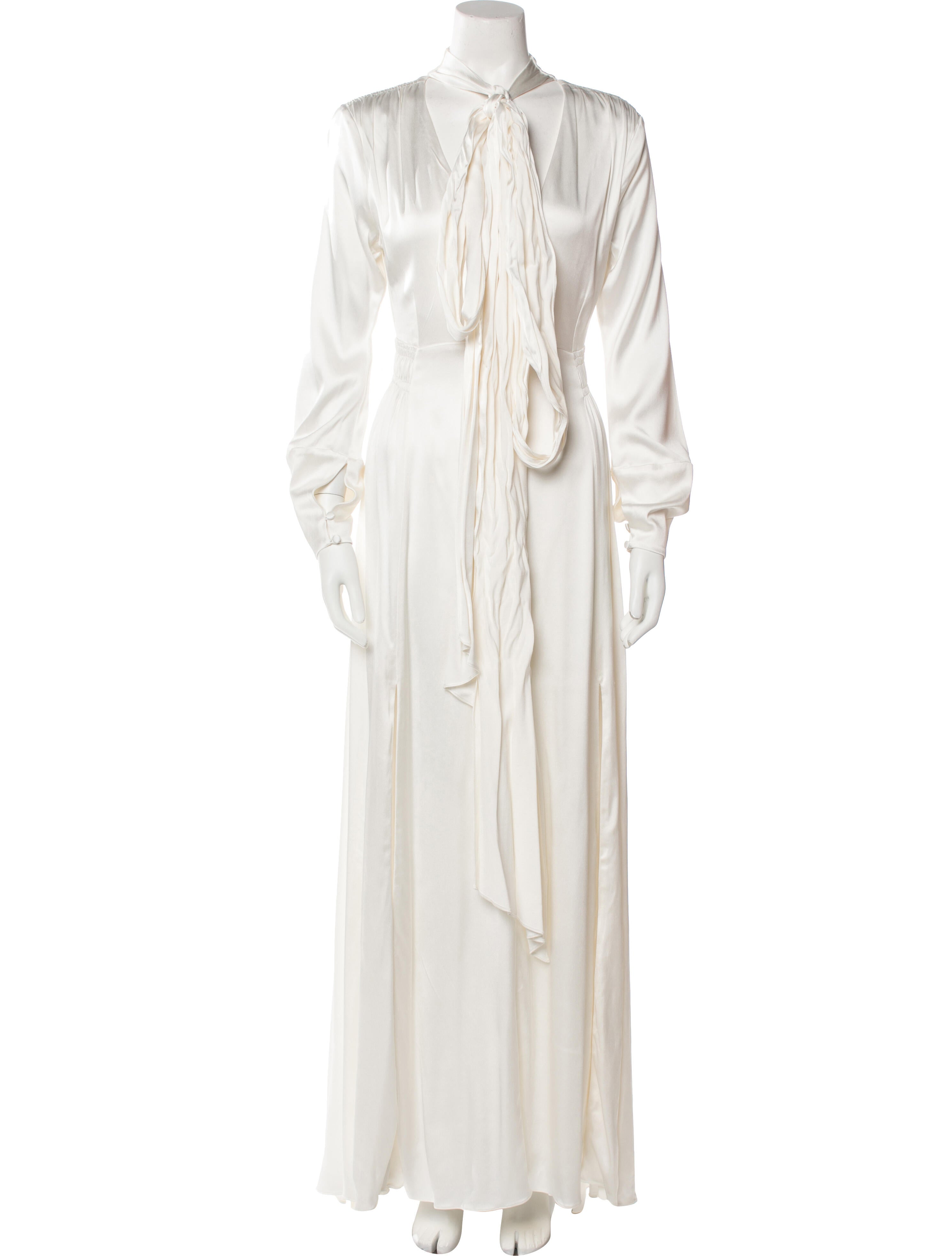 Vanessa Cocchiaro V-Neck Long Dress