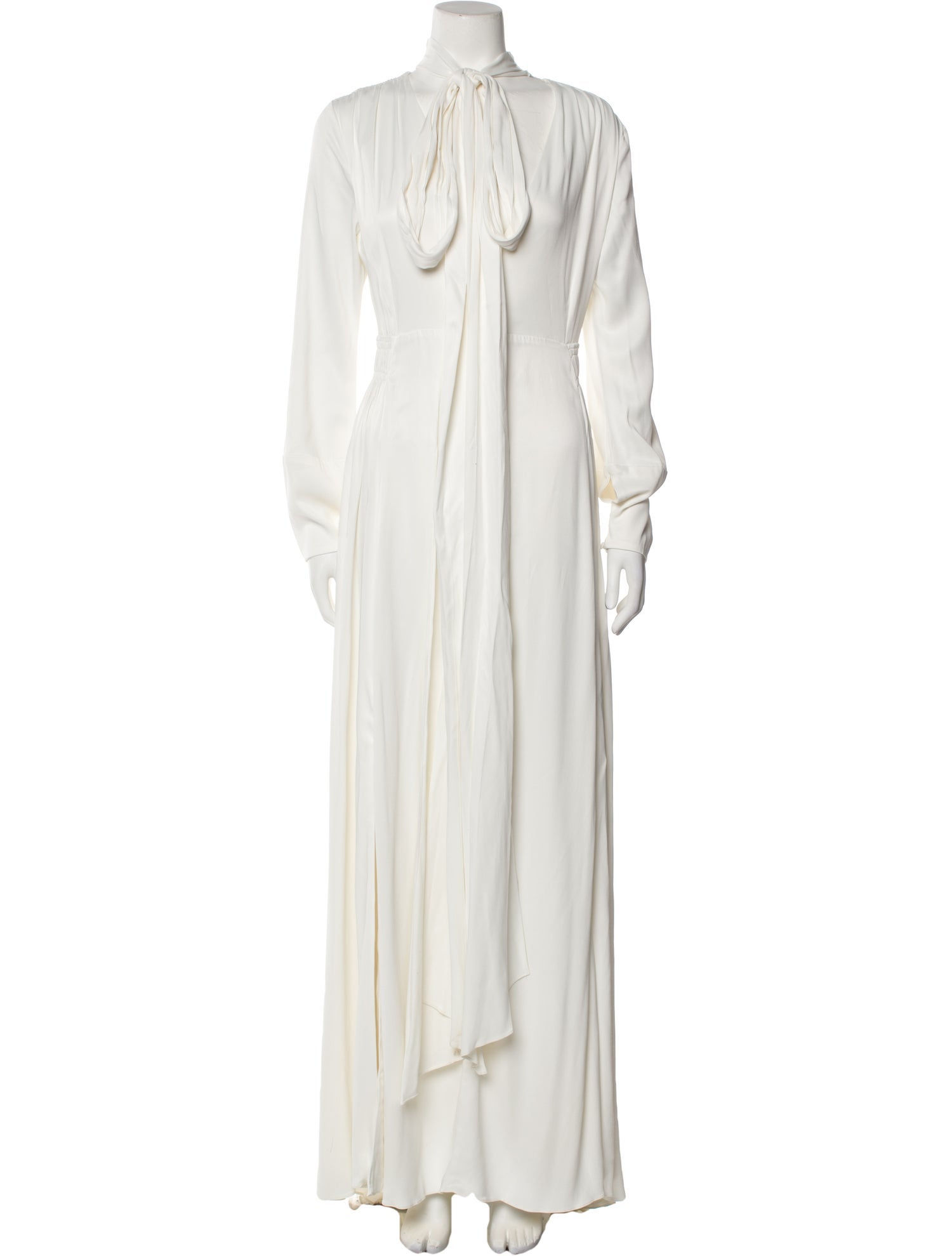 Vanessa Cocchiaro Tie Neck Long Dress