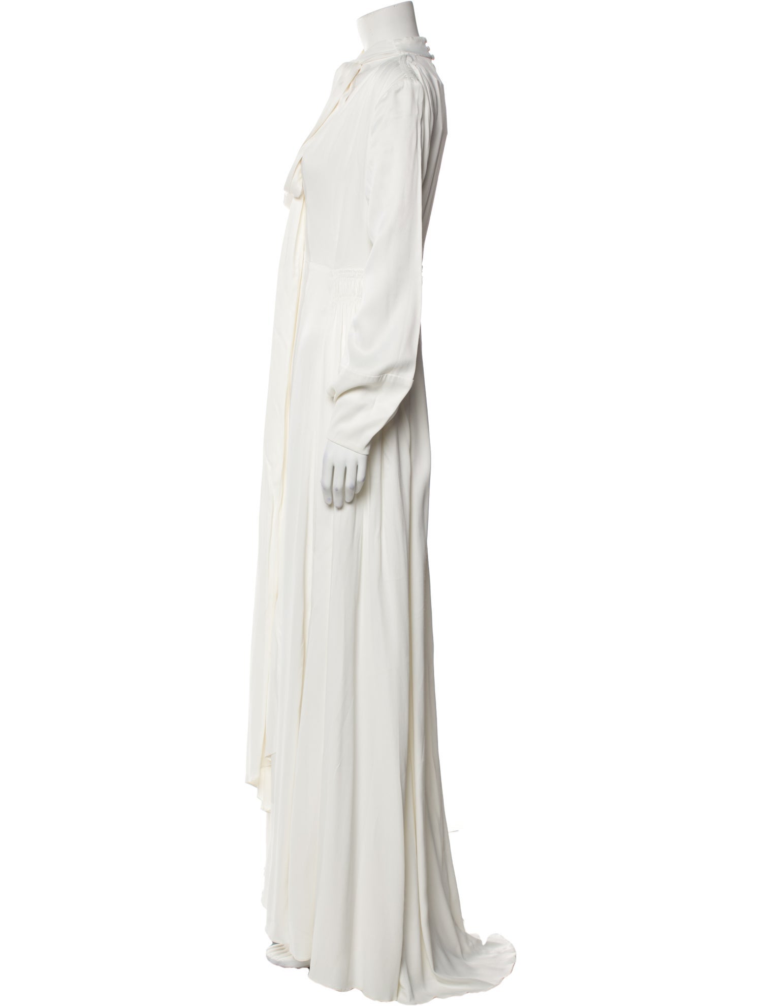 Vanessa Cocchiaro Tie Neck Long Dress