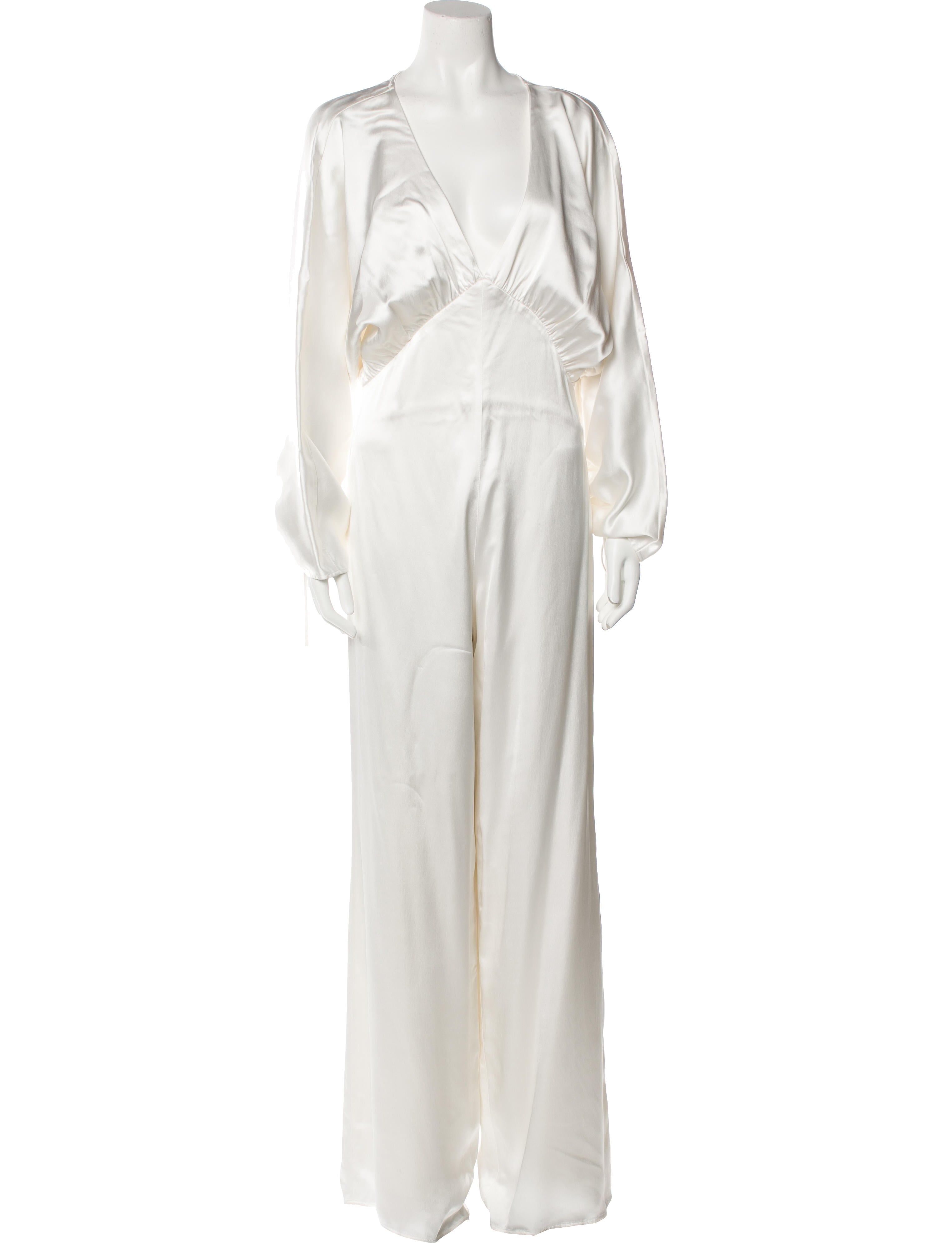 Vanessa Cocchiaro Plunge Neckline Jumpsuit
