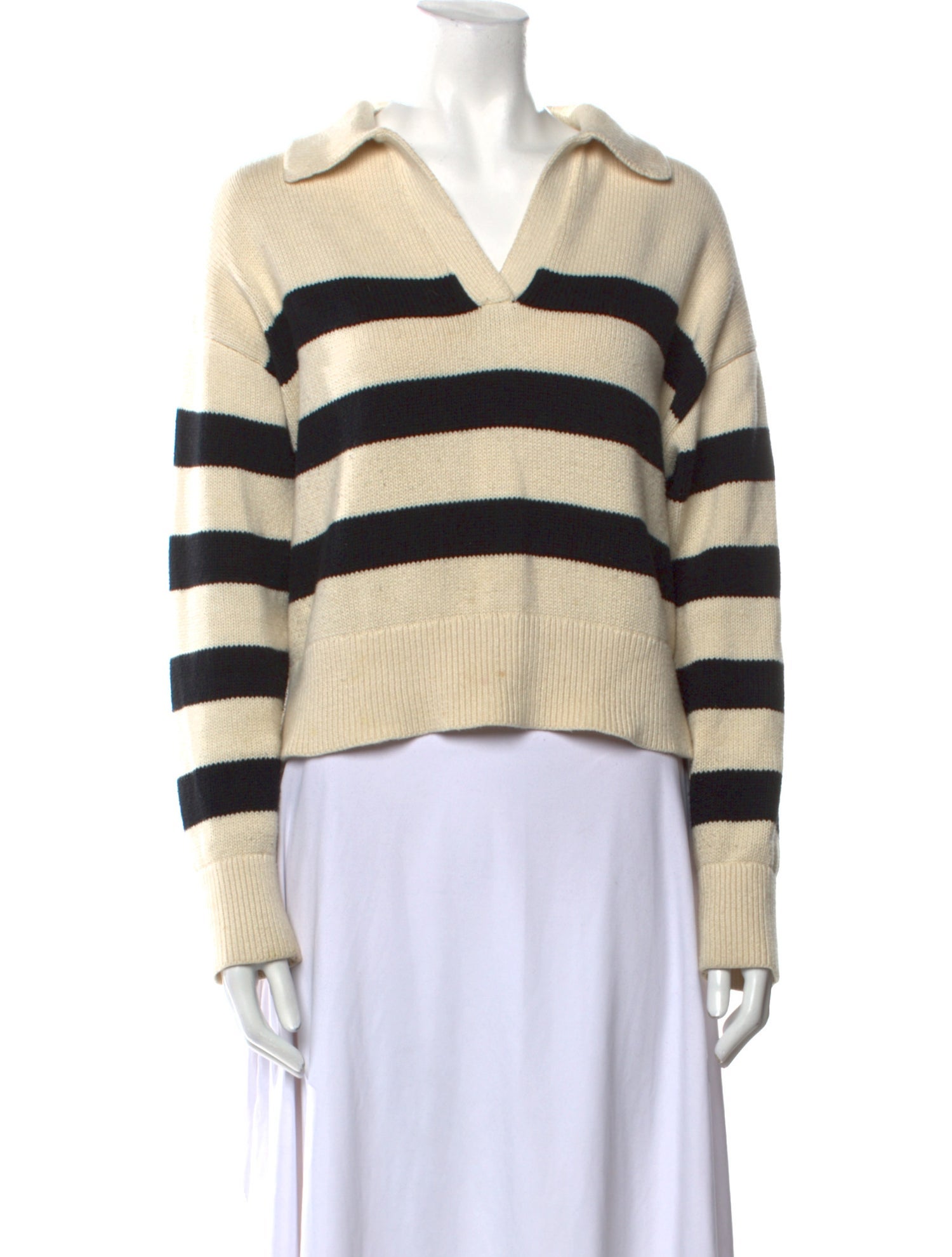 Velvet Canyon Striped V-Neck Sweater