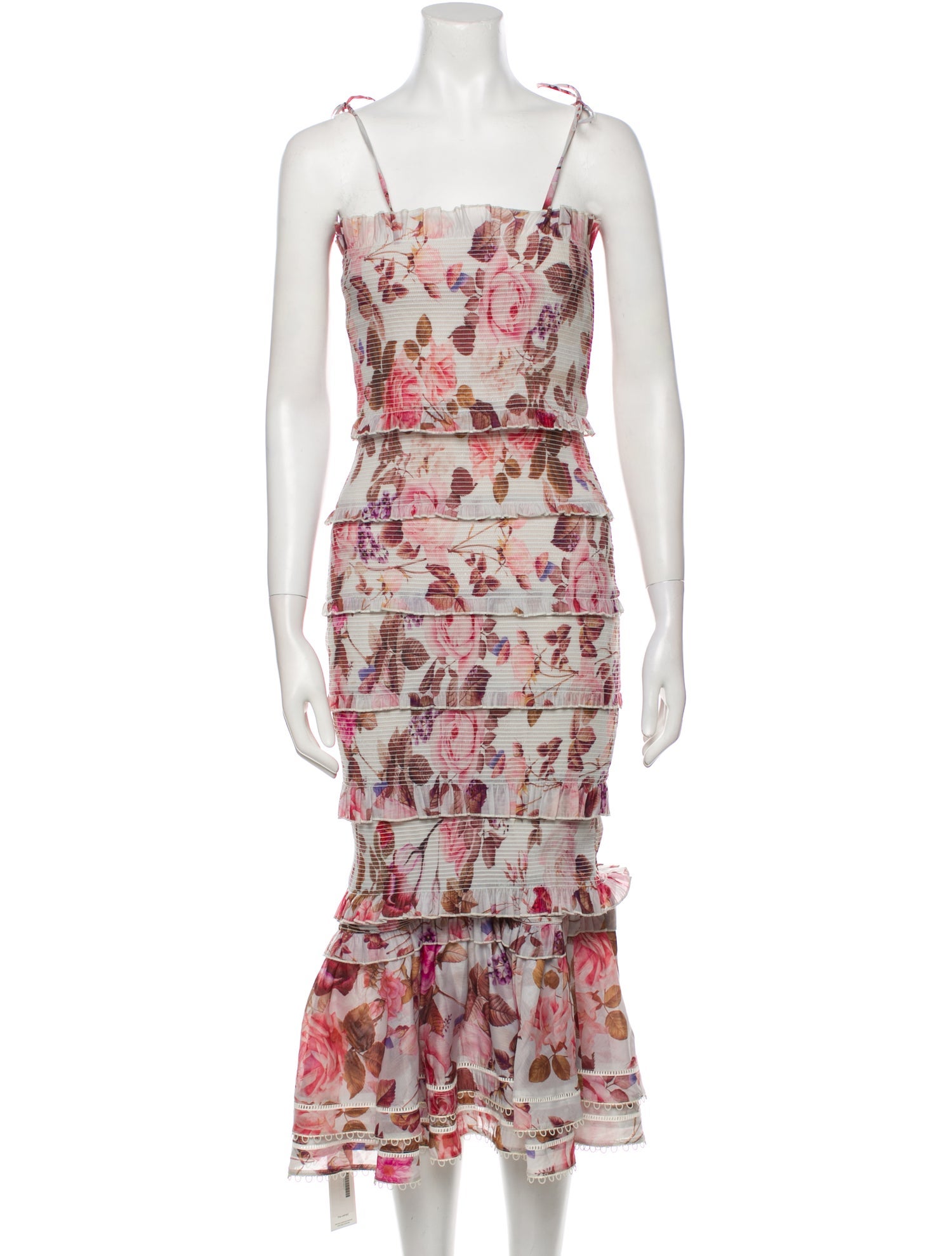 yellow dress flowers ZAPAKA Women Floral Midi with Ruffles Off the Shoulder A Color:BROWN SUEDE Burgundy Slim Fit Dress Shirt French Connection Emilia Embroidered