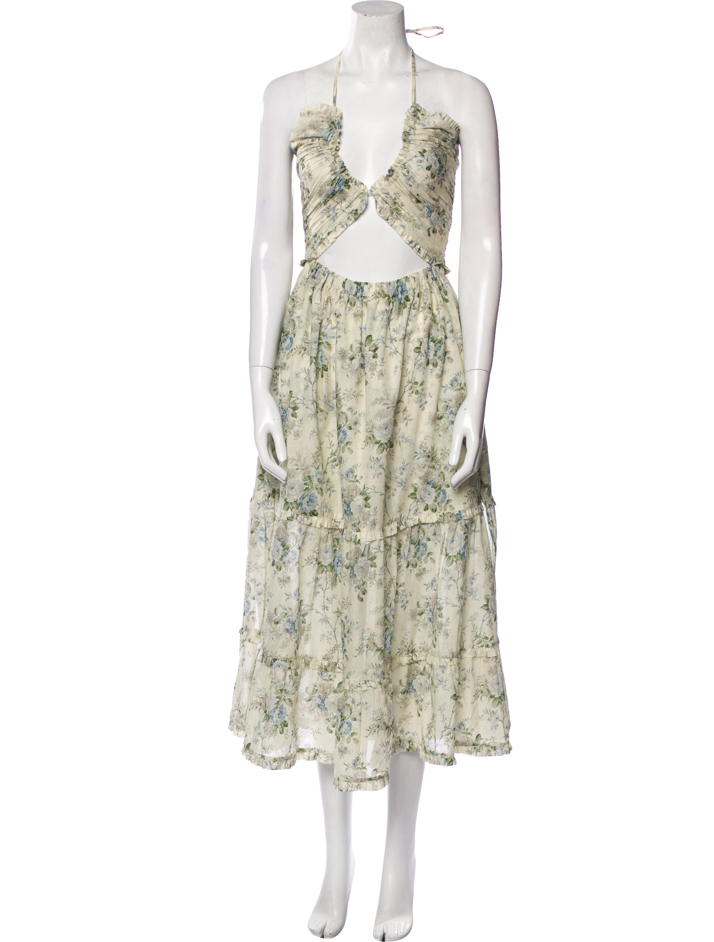 V. chapman Sleeveless Printed Dress