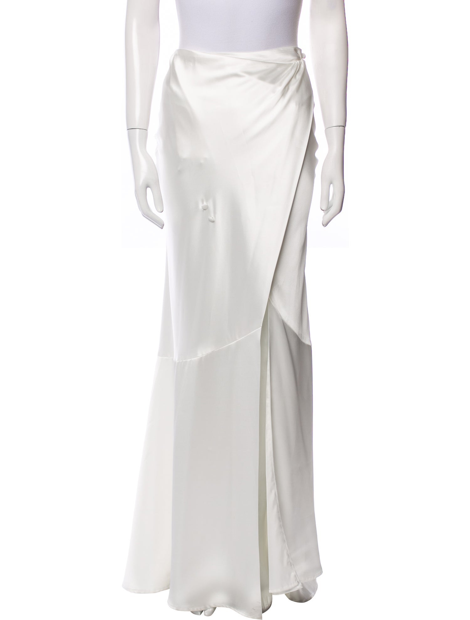 V. chapman Ruffle Embellishment Long Skirt