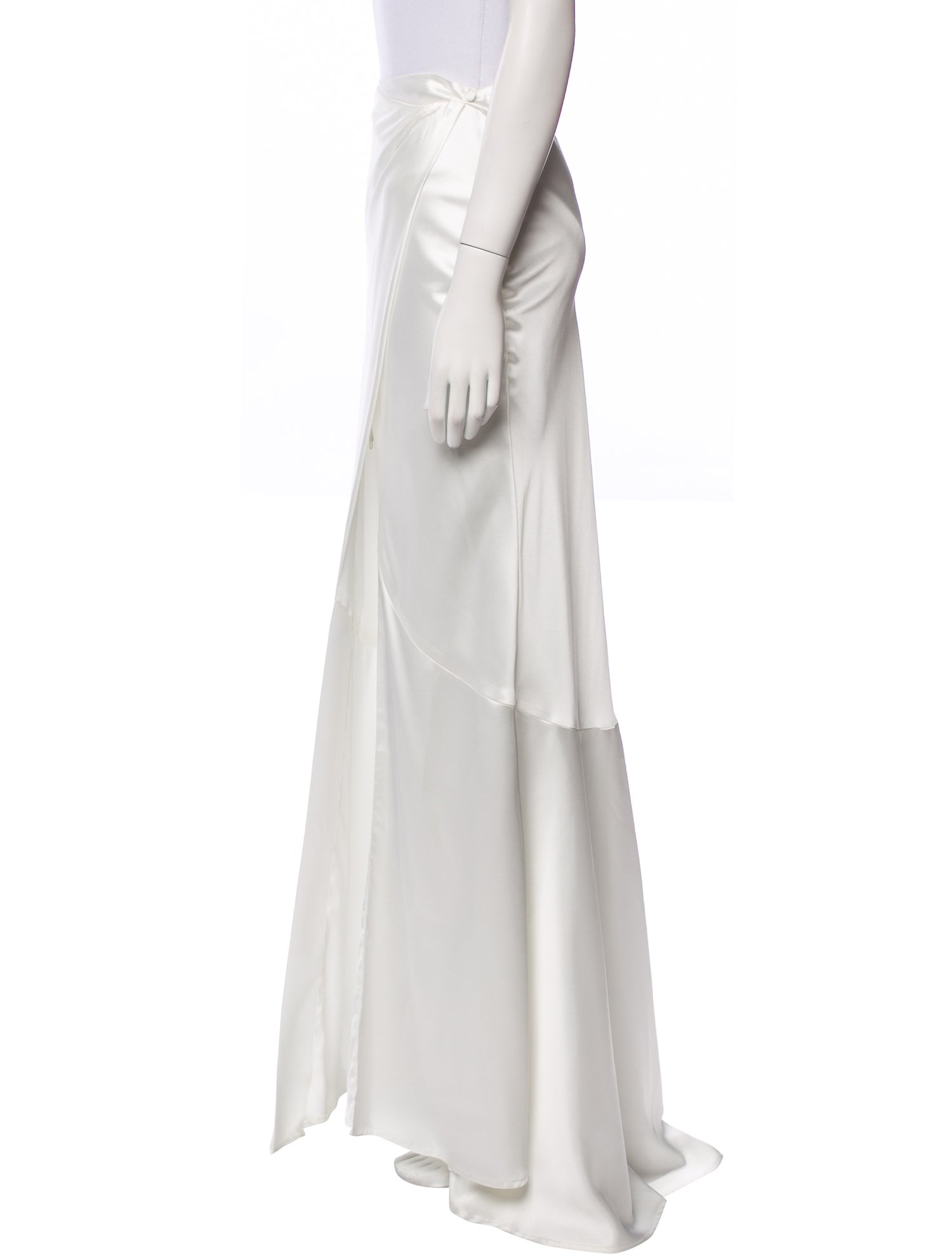 V. chapman Ruffle Embellishment Long Skirt