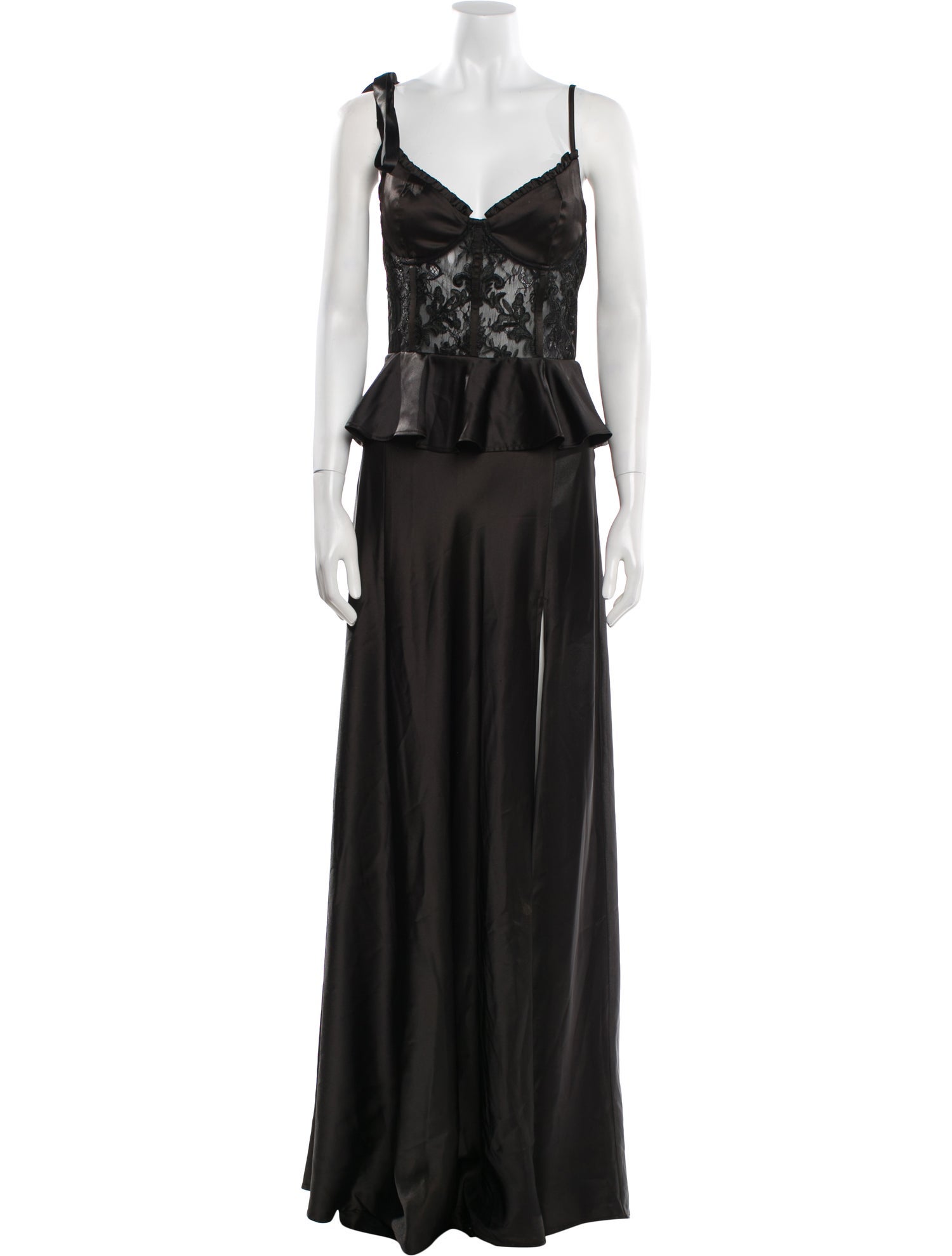 V. chapman V-Neck Long Dress