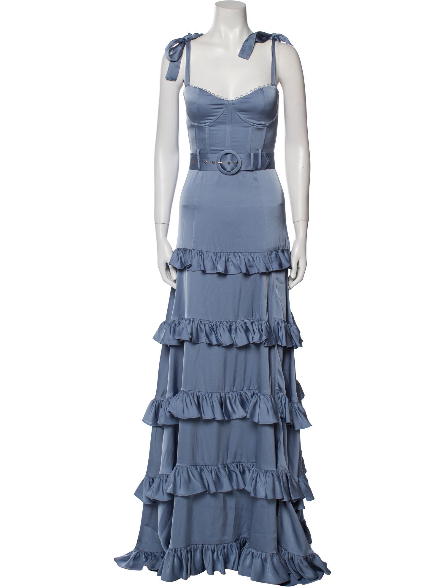 V. chapman V-Neck Long Dress