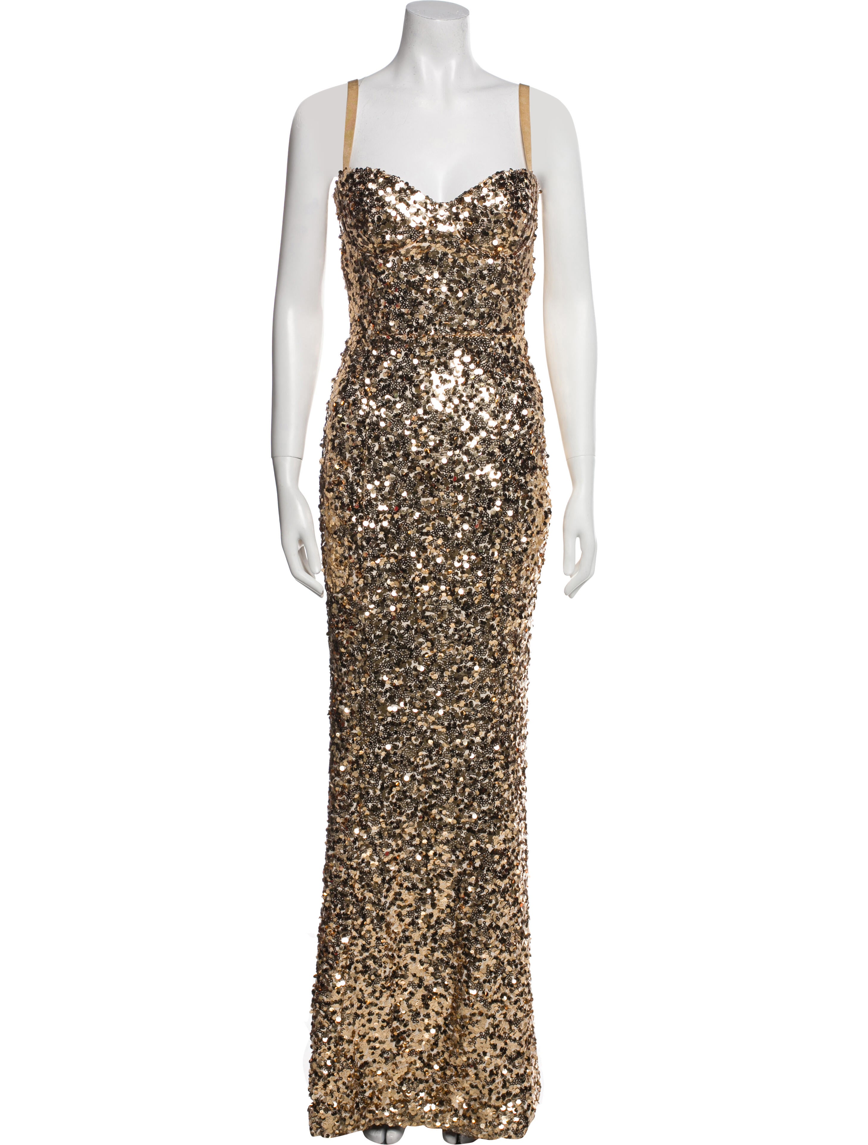 V. chapman Cowl Neck Long Dress