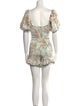 V. chapman Floral Print V-Neck Romper