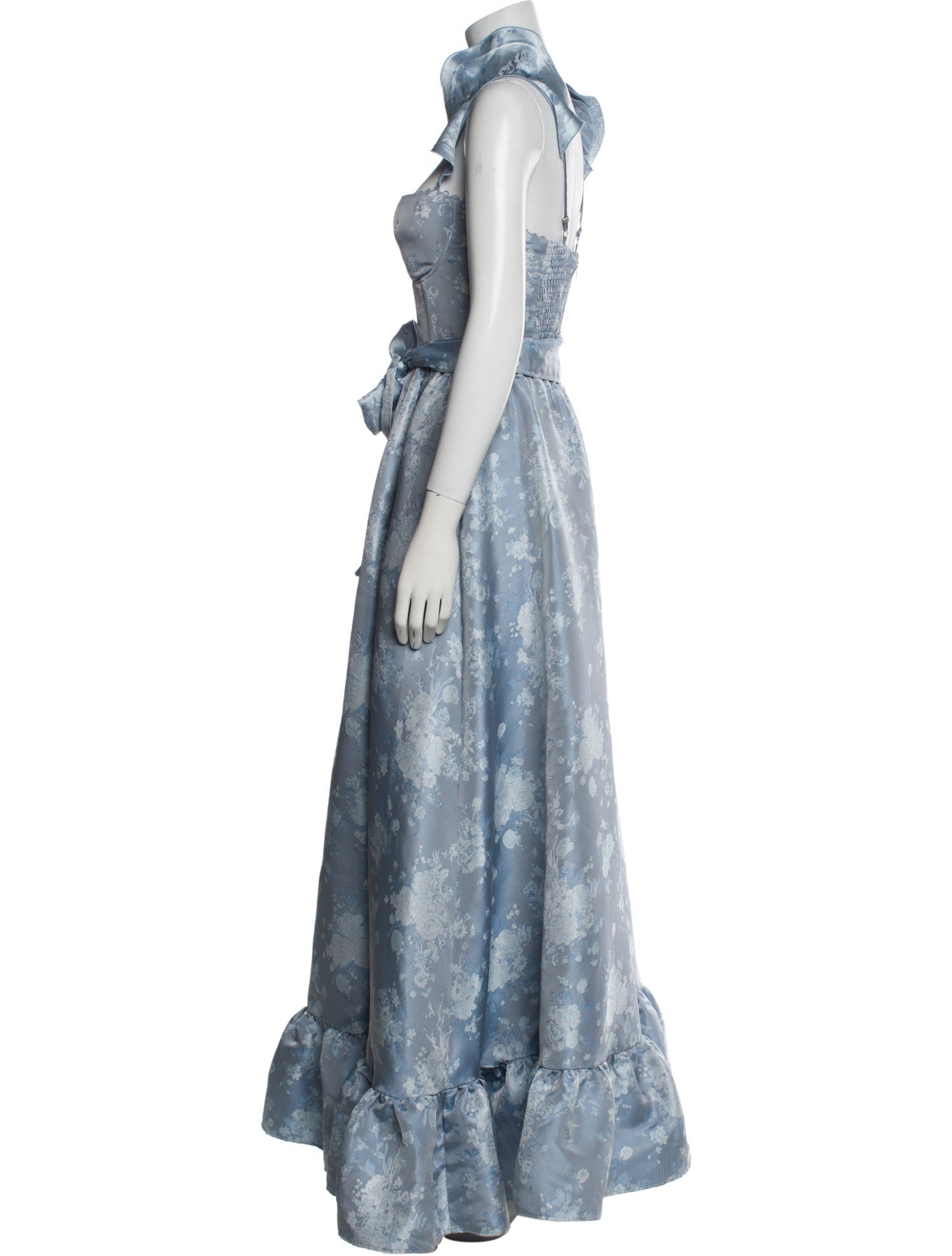 V. chapman Halterneck Long Dress