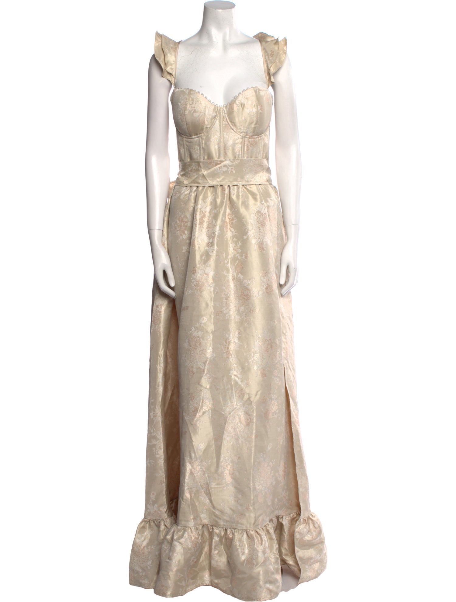 V. chapman Square Neckline Long Dress w/ Tags