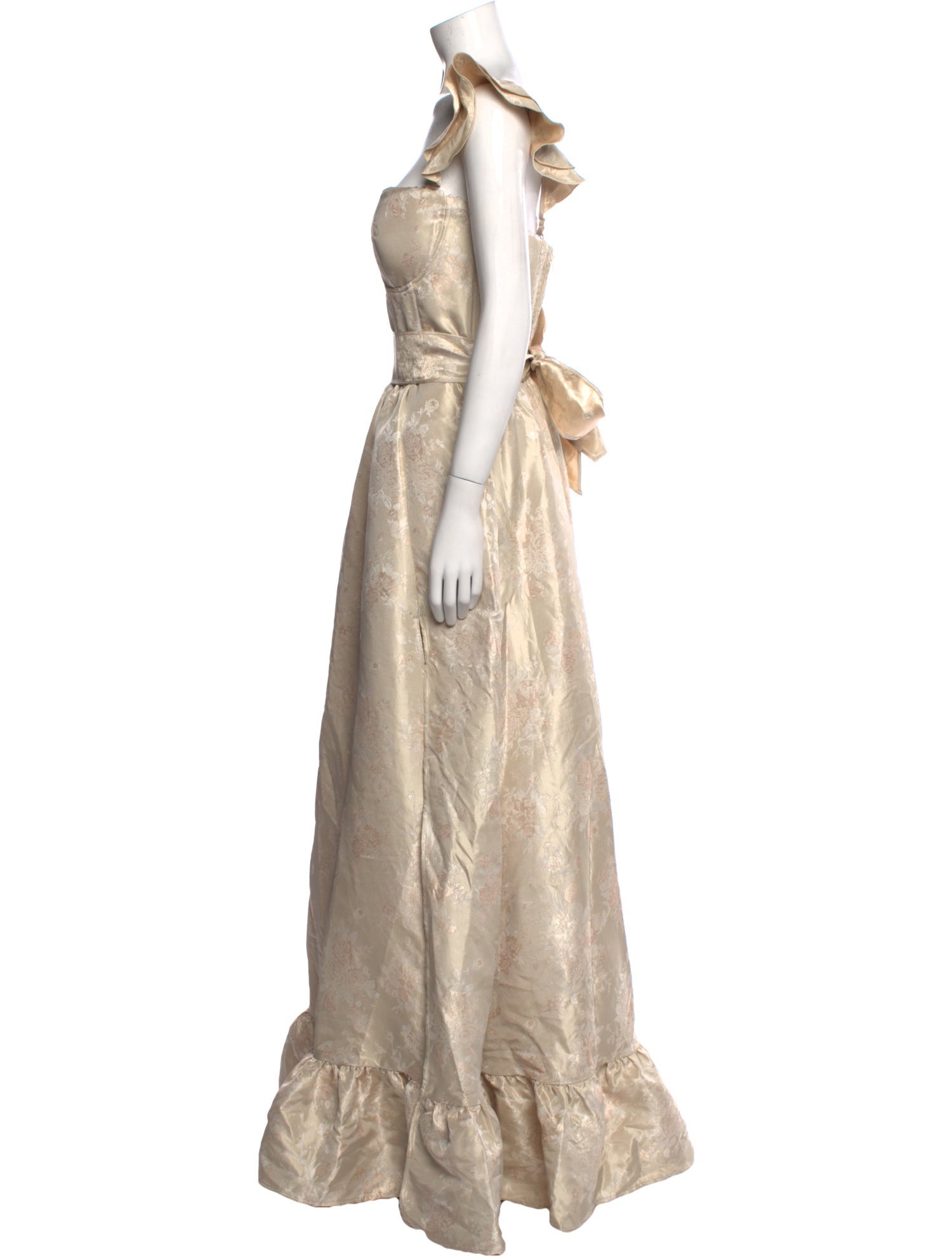 V. chapman Square Neckline Long Dress w/ Tags