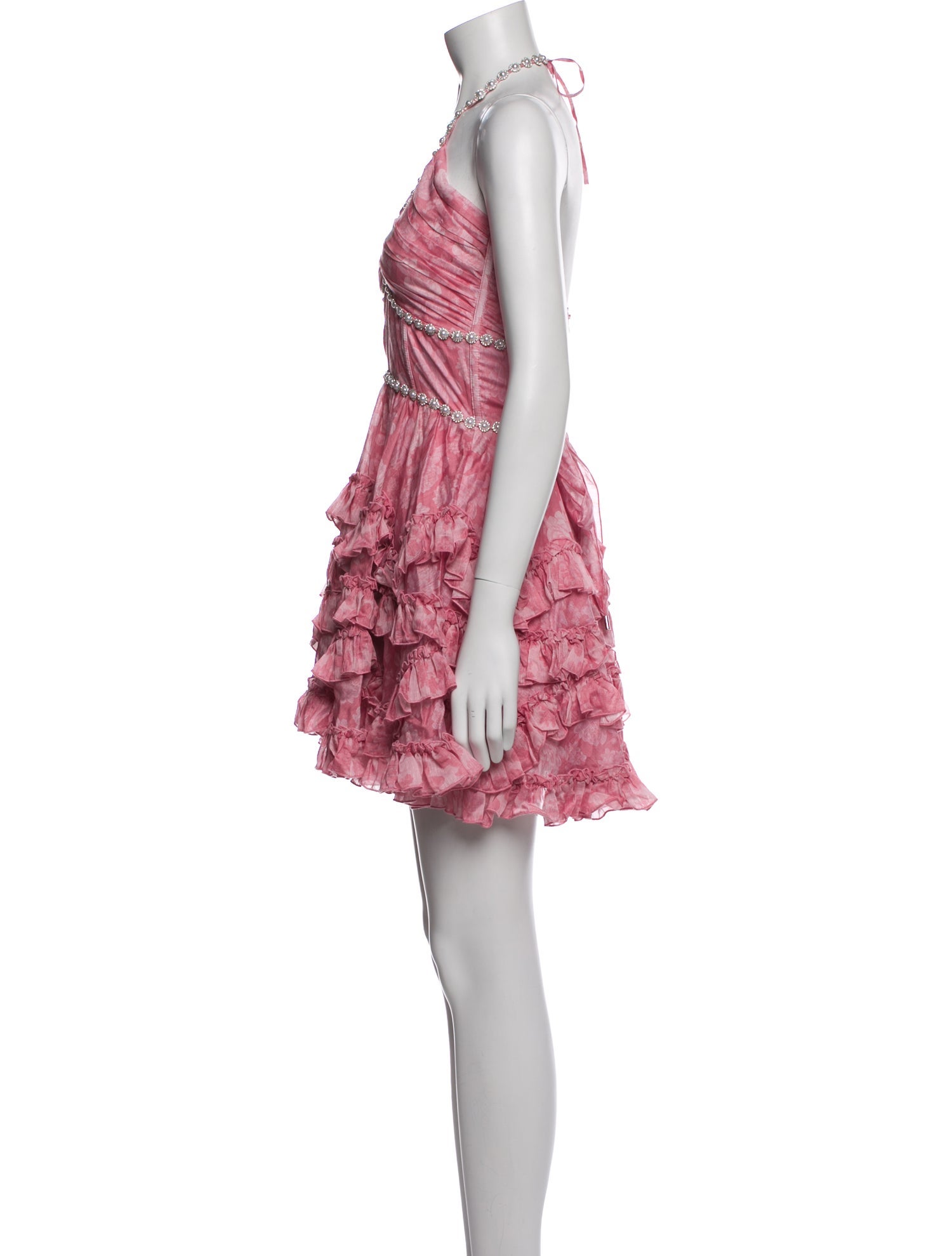 V. chapman Printed Mini Dress