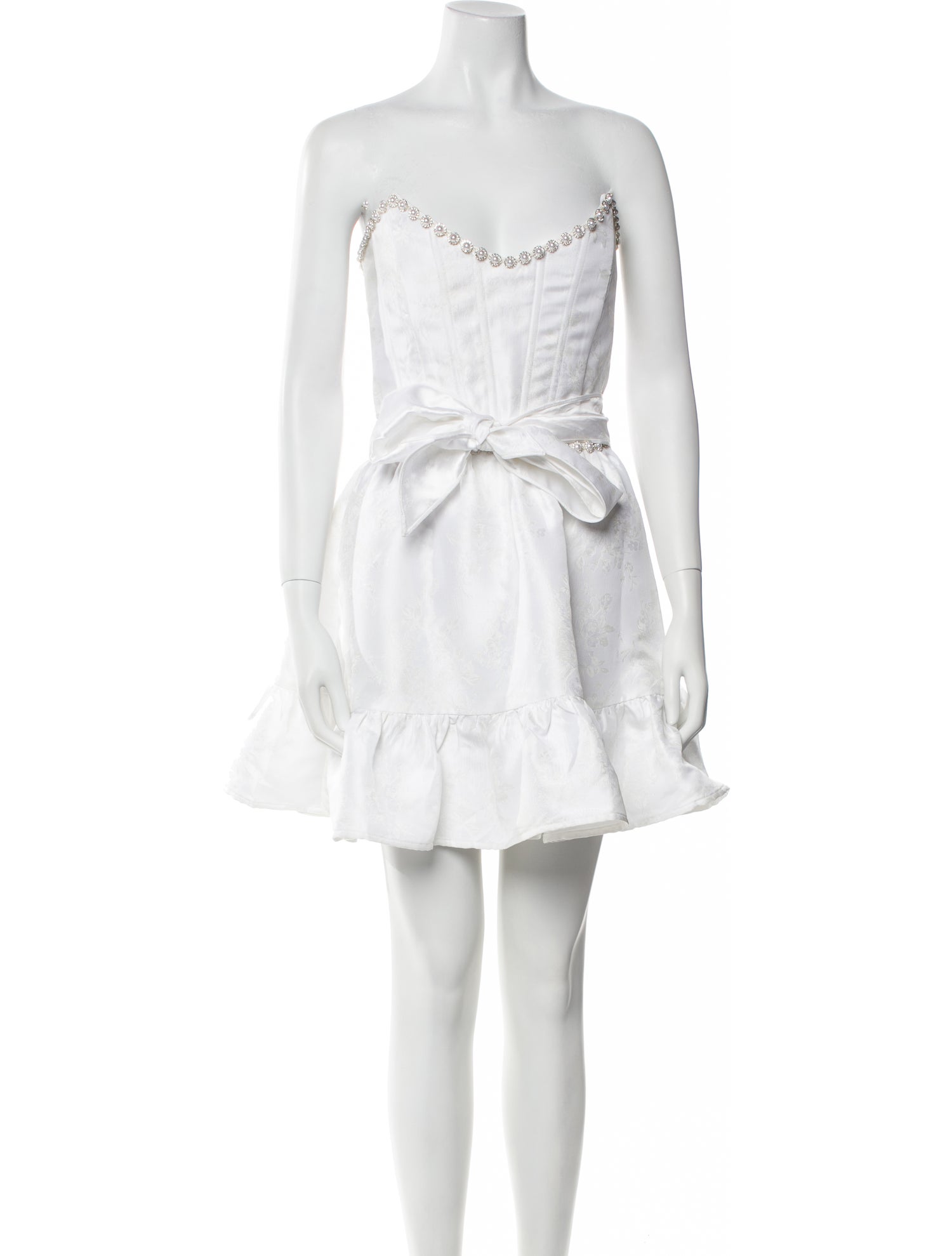 V. chapman Strapless Mini Dress