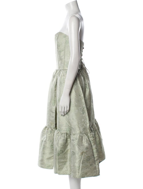 V. chapman Strapless Knee-Length Dress