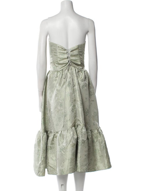 V. chapman Strapless Knee-Length Dress