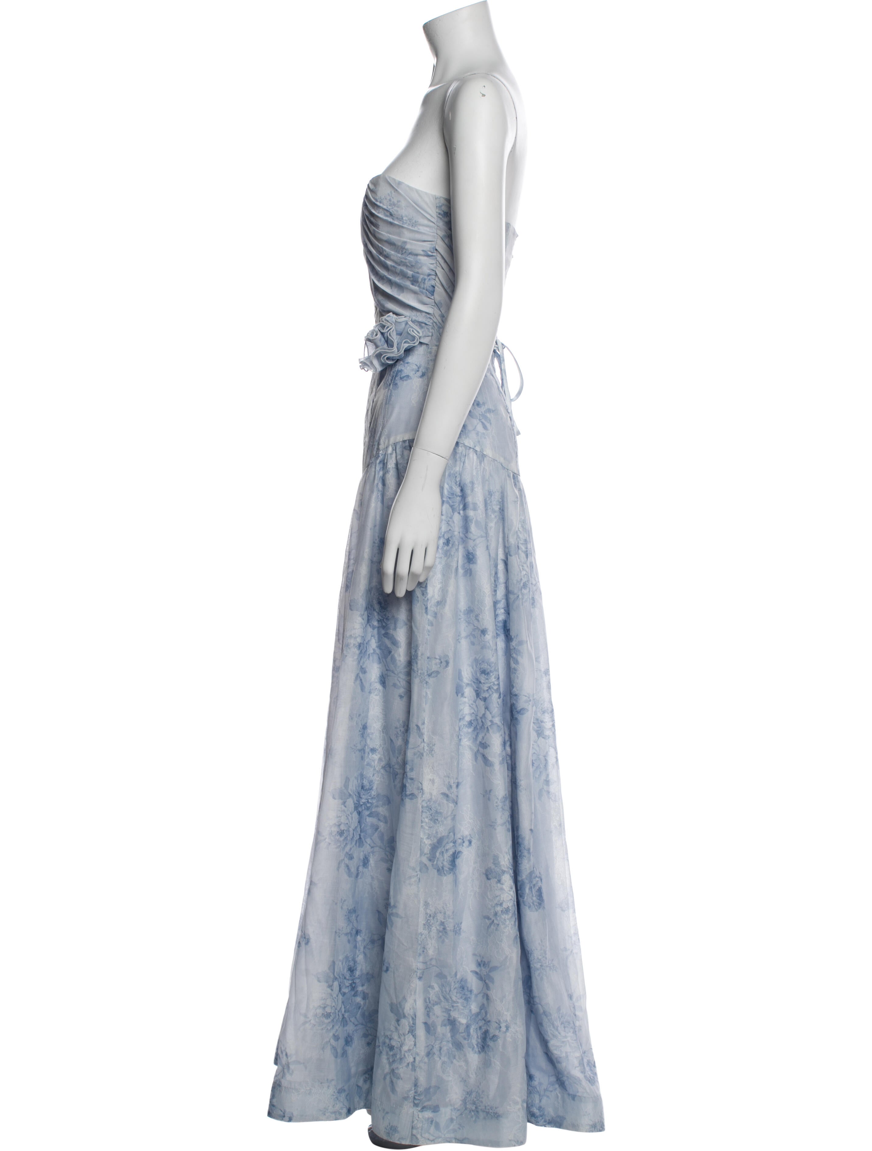 V. chapman Tie-Dye Print Long Dress