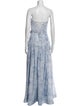 V. chapman Tie-Dye Print Long Dress